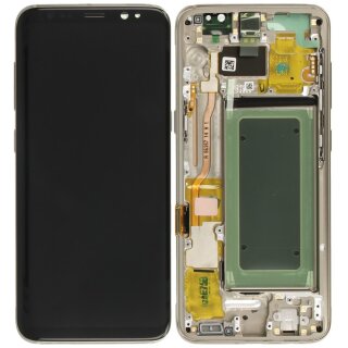 Samsung Galaxy S8 LCD Display und Touchscreen Gold