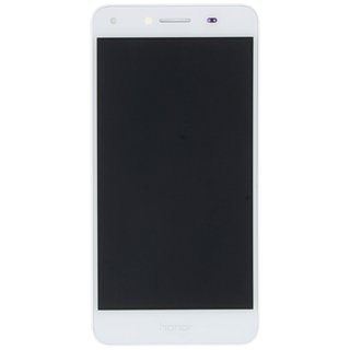 Huawei Y6II Compact LCD Display und Touchscreen mit Rahmen Weiss