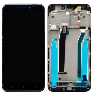 Xiaomi Redmi 4X LCD Display und Touchscreen mit Rahmen Schwarz