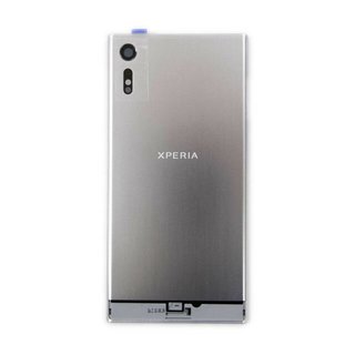 Sony Xperia XZ Akkudeckel mit Gehäuse Housing Shell Silber