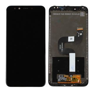 Xiaomi Mi A2 (MI 6X) LCD Display und Touchscreen mit Rahmen Schwarz