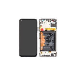 LCD + Touch + Frame + Battery für JNY-L21A Huawei P40 Lite - midnight black