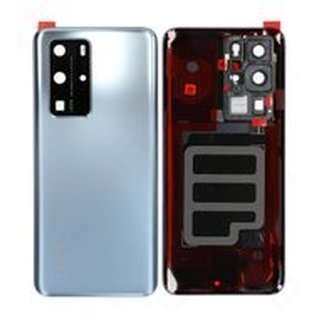 Battery Cover für ELS-NX9, ELS-N04 Huawei P40 Pro  silver frost