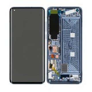 LCD + Touch + Frame für Xiaomi Mi 10 Pro 5G - solstice grey