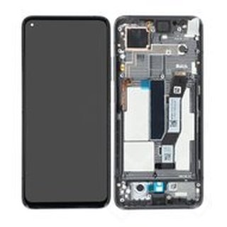 LCD + Touch + Frame für Xiaomi Mi 10T 5G, Mi 10T Pro 5G - cosmic black