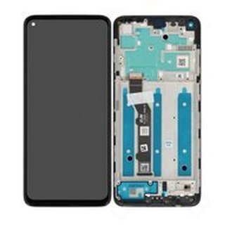 LCD + Touch + Frame für XT2087 Motorola Moto G9 Plus - black