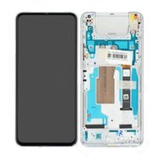 LCD + Touch + Frame für Asus Zenfone 7, 7 Pro - pastel white