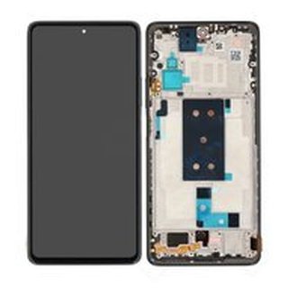 LCD + Touch + Frame für Xiaomi 11T Pro - Meteorite Gray