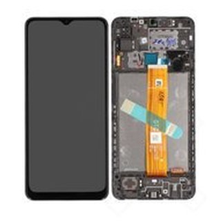 LCD + Touch + Frame für A127F Samsung Galaxy A12 Nacho - black