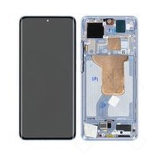 LCD + Touch + Frame für 2201123G, 2112123AG Xiaomi 12, 12X - blue