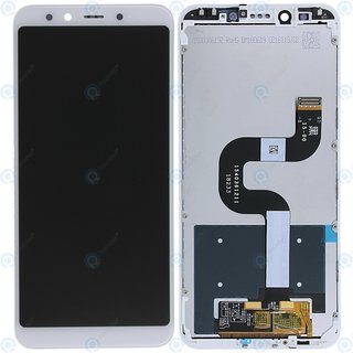 Xiaomi Mi A2 (Mi 6X) Display module front cover + LCD + digitizer white