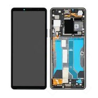 LCD + Touch + Frame für XQ-DC54 Sony Xperia 10 V - black