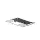 Keyboard/top cover with backlight (includes backlight...