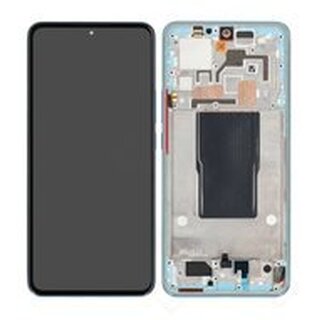 LCD + Touch + Frame für 22081212UG Xiaomi 12T Pro - blue