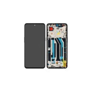 LCD + Touch + Frame für CPH2415 OnePlus 10T 5G - moonstone black