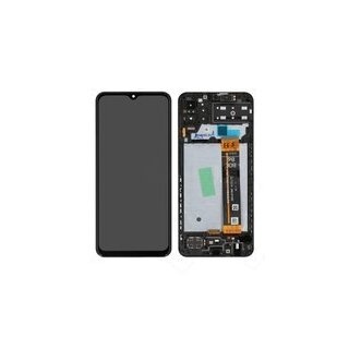 LCD + Touch + Frame für M135F Samsung Galaxy M13 - black