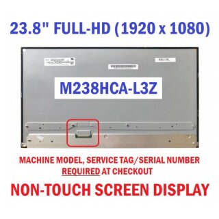 HP 24-K 24-K0215t L75160-J71 M238HCA-L3Z 24" Full Non Touch Screen