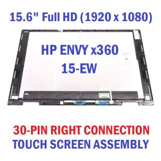 Display Panel Kit  39.6 cm (15.6 in), LCD, FHD (1920 × 1080), WLED, antiglare, UWVA, 45% CG, eDP 1.2 without PSR VWE, bent, TOP display panel with narrow bezel; typical brightness: 250 nits