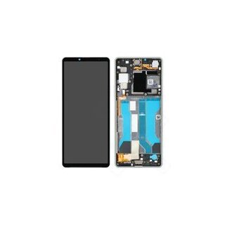 LCD + Touch + Frame für XQ-DC54 Sony Xperia 10 V - white