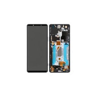 LCD + Touch + Frame für XQ-DQ54 Sony Xperia 1 V - green