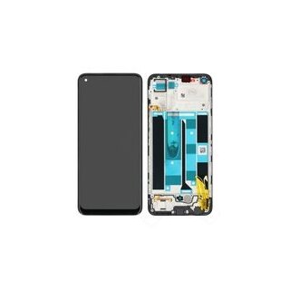 LCD + Touch + Frame für RMX3085 realme 8 - cyber black