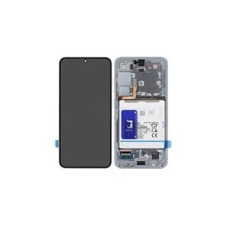 LCD + Touch + Frame + Battery für S921B Samsung Galaxy S24 - sapphire blue