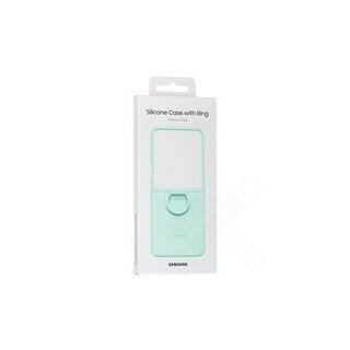 Samsung Silicone Case with Ring für F731B Samsung Galaxy Z Flip5 - mint