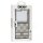 DKNY PU Leather Checkered Pattern and Stripe Case für F741B Samsung Galaxy Z Flip6 - beige