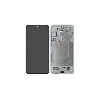 LCD + Touch + Frame assembled für S926B Samsung Galaxy S24+ - jade green