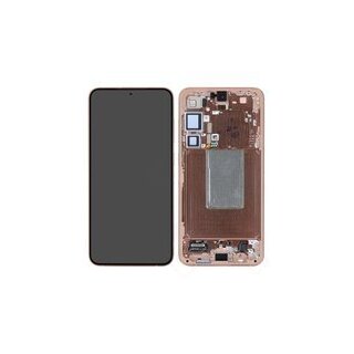 LCD + Touch + Frame assembled für S926B Samsung Galaxy S24+ - sandstone orange