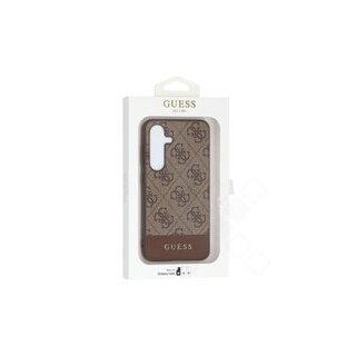 Guess PU 4G Stripe Case für S921B Samsung Galaxy S24 - brown