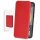 anco Bookcase Carbon Optic für S921B Samsung Galaxy S24 - red