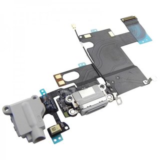 iPhone 6 Lightning USB Ladebuchse, Kopfhörerbuchse & Mikrofon Flex Kabel weiss