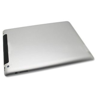 iPad 4 originale Rückseite / Verschalung / Back Cover in silber (3G Version)